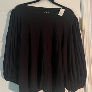 LOFT Elegant Black Blouse